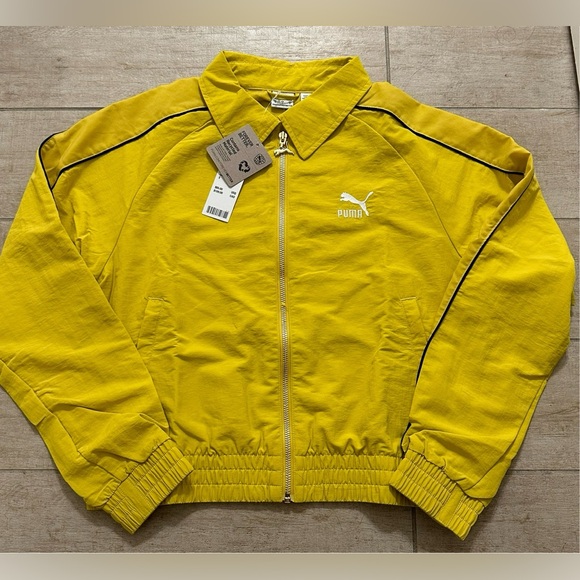 NWT Puma Retro Striped Track Jacket - Picture 4 of 16